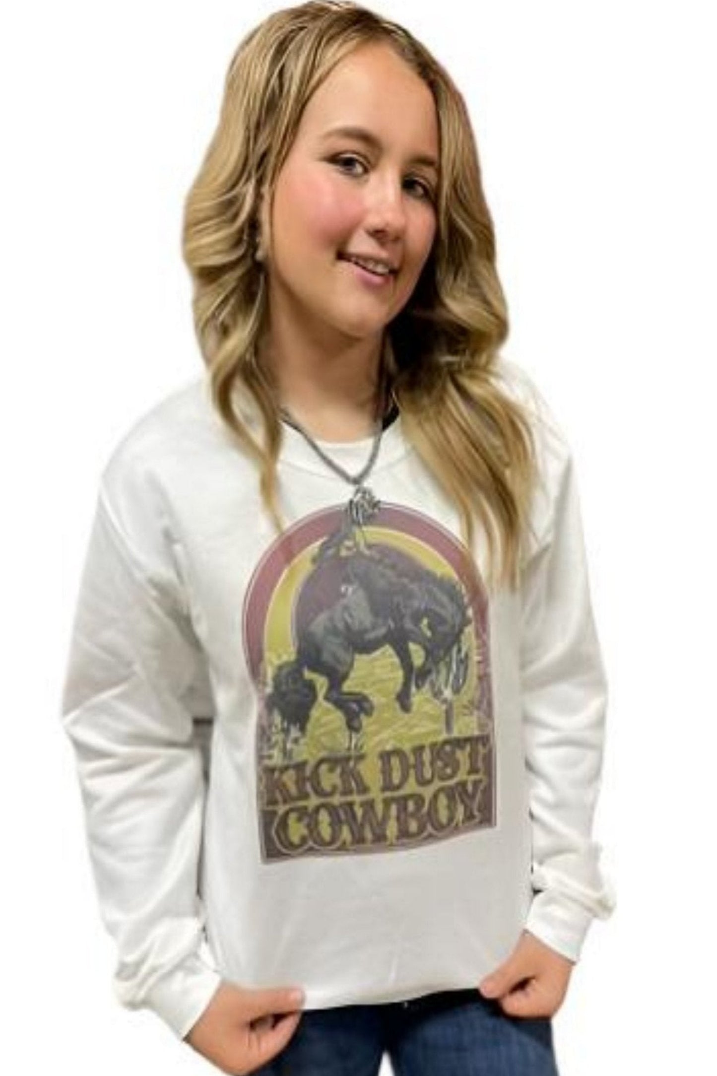 KICK DUST COWBOY SWEATSHIRT