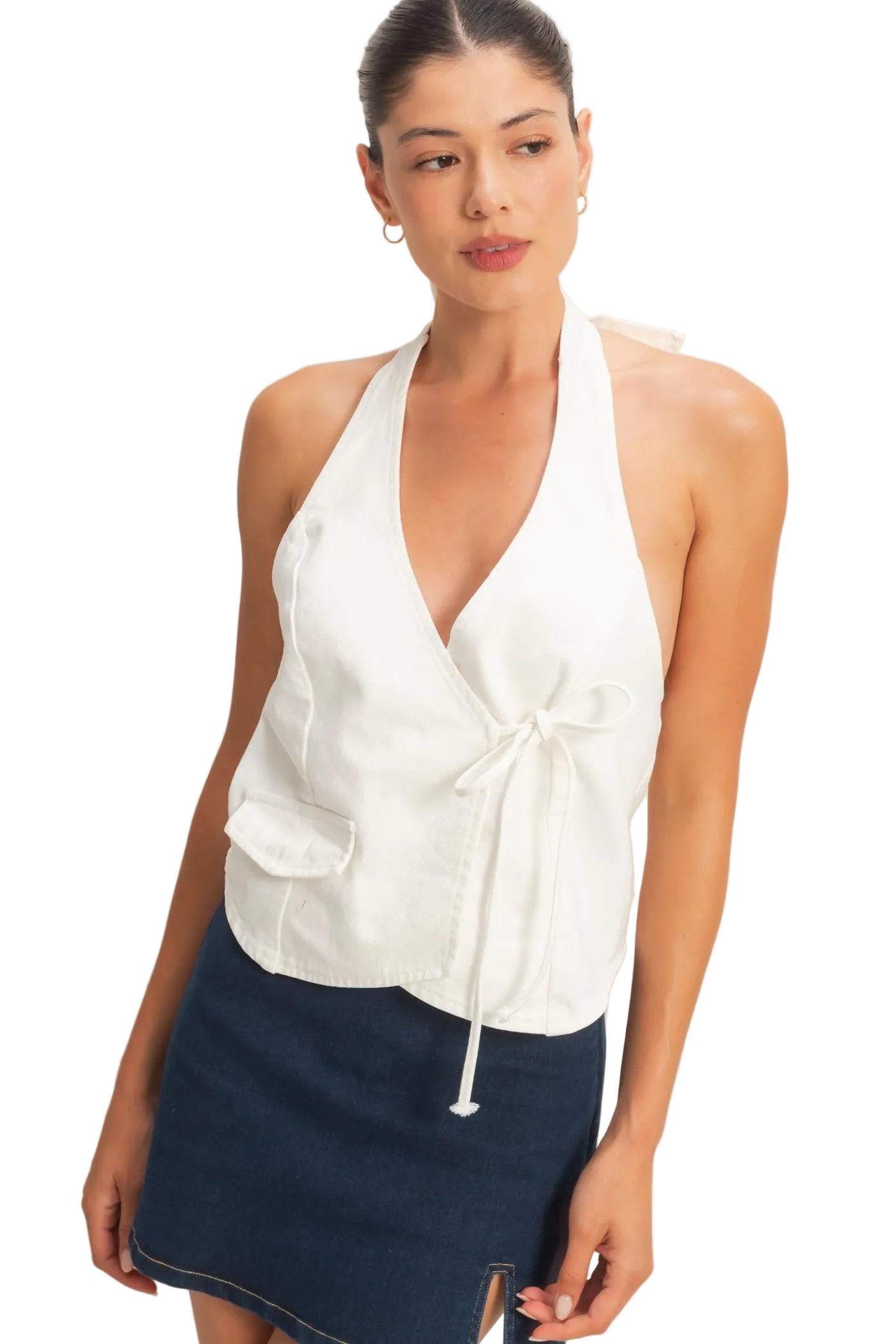 CAM TOP - WHITE