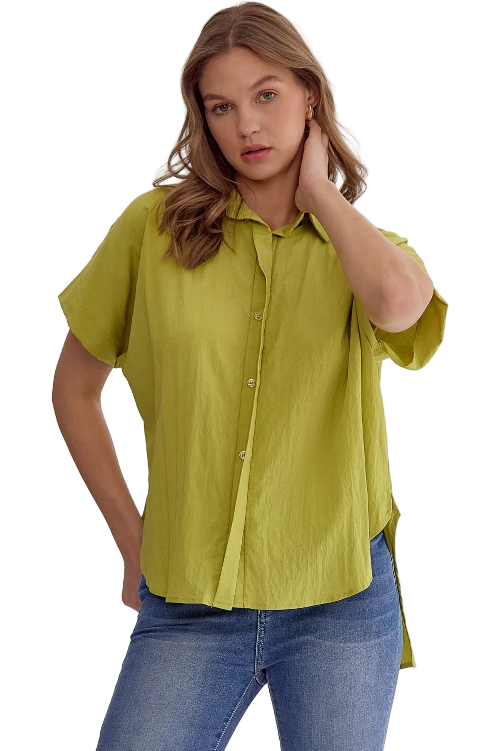 CHARLIE TOP - CHARTREUSE