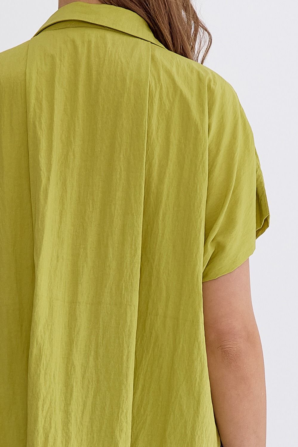CHARLIE TOP - CHARTREUSE