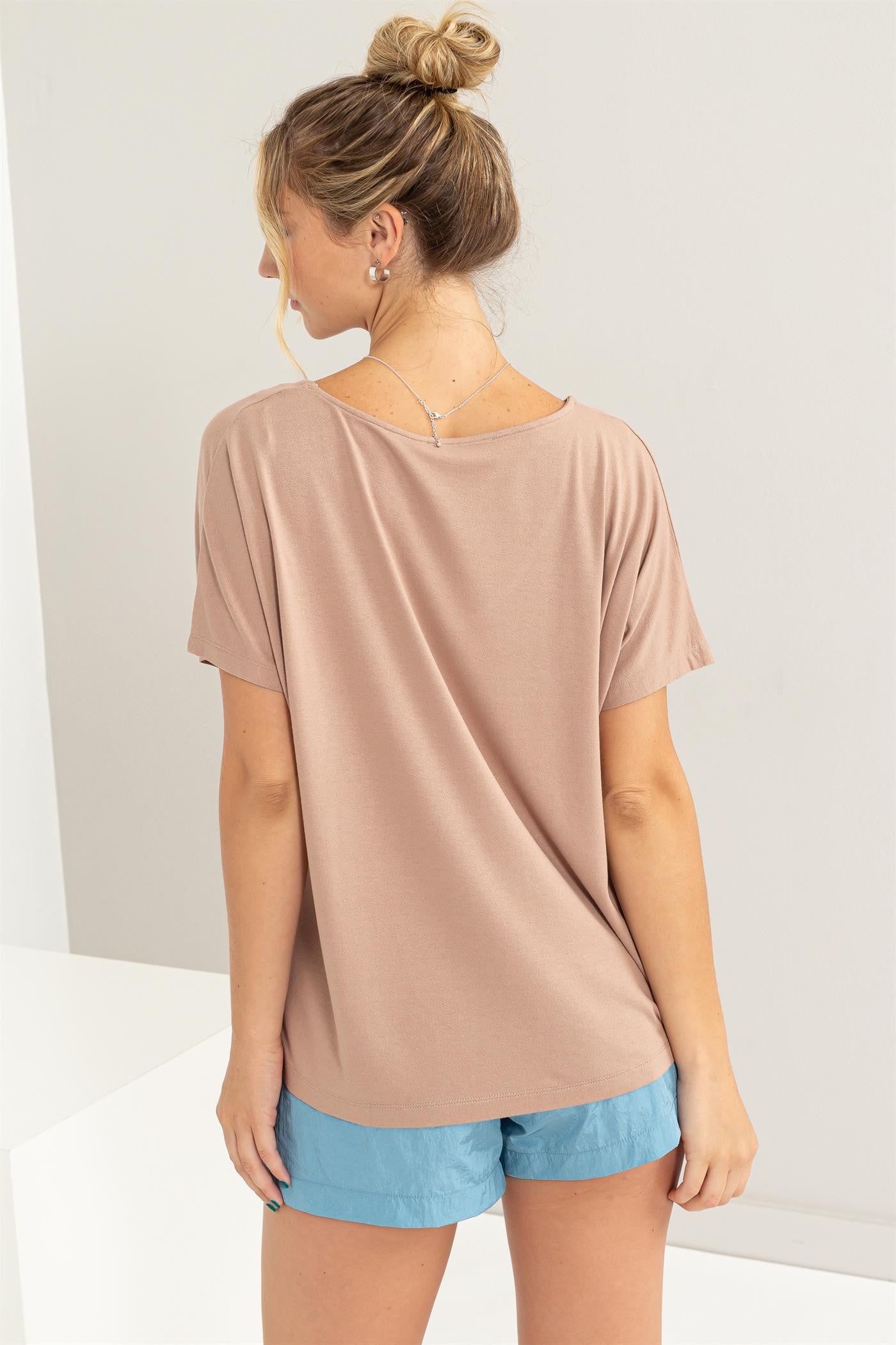 CLEMMIE TOP - KHAKI