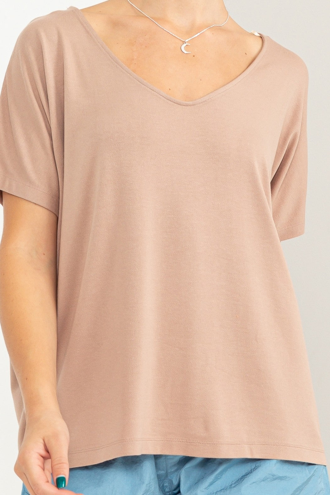 CLEMMIE TOP - KHAKI