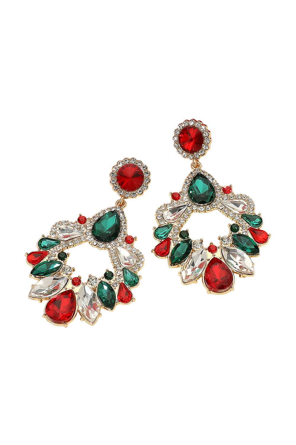 CHRISTMAS STONE EARRINGS