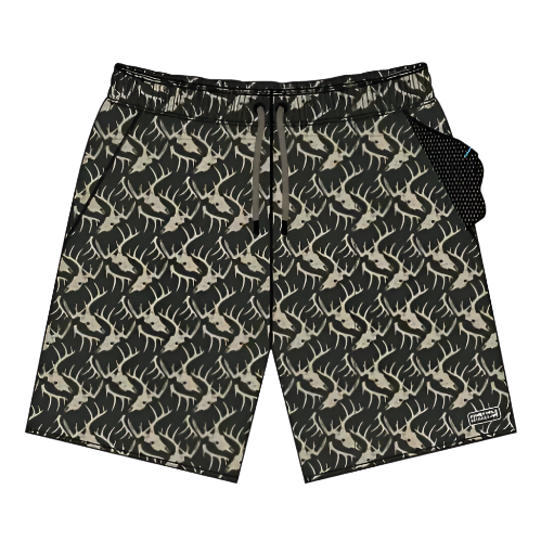 DEER SKULLS WEEKENDER SHORTS - MENS