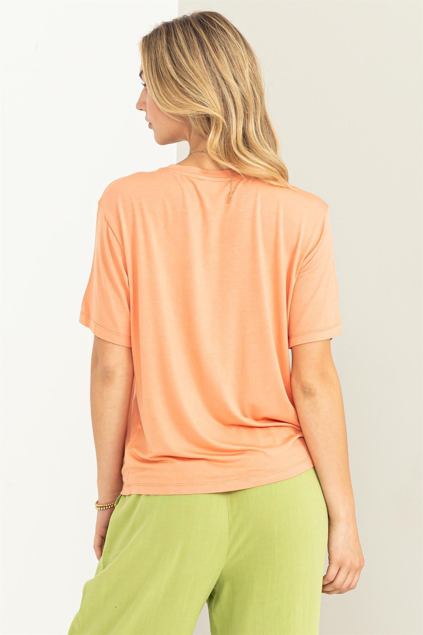 ESSIE TEE - PEACH