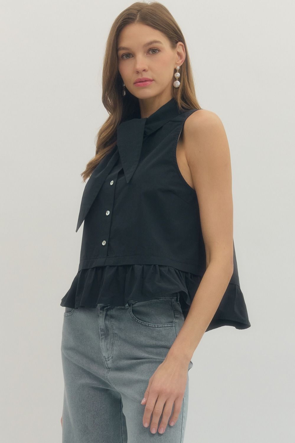 GEORGIE TOP - BLACK