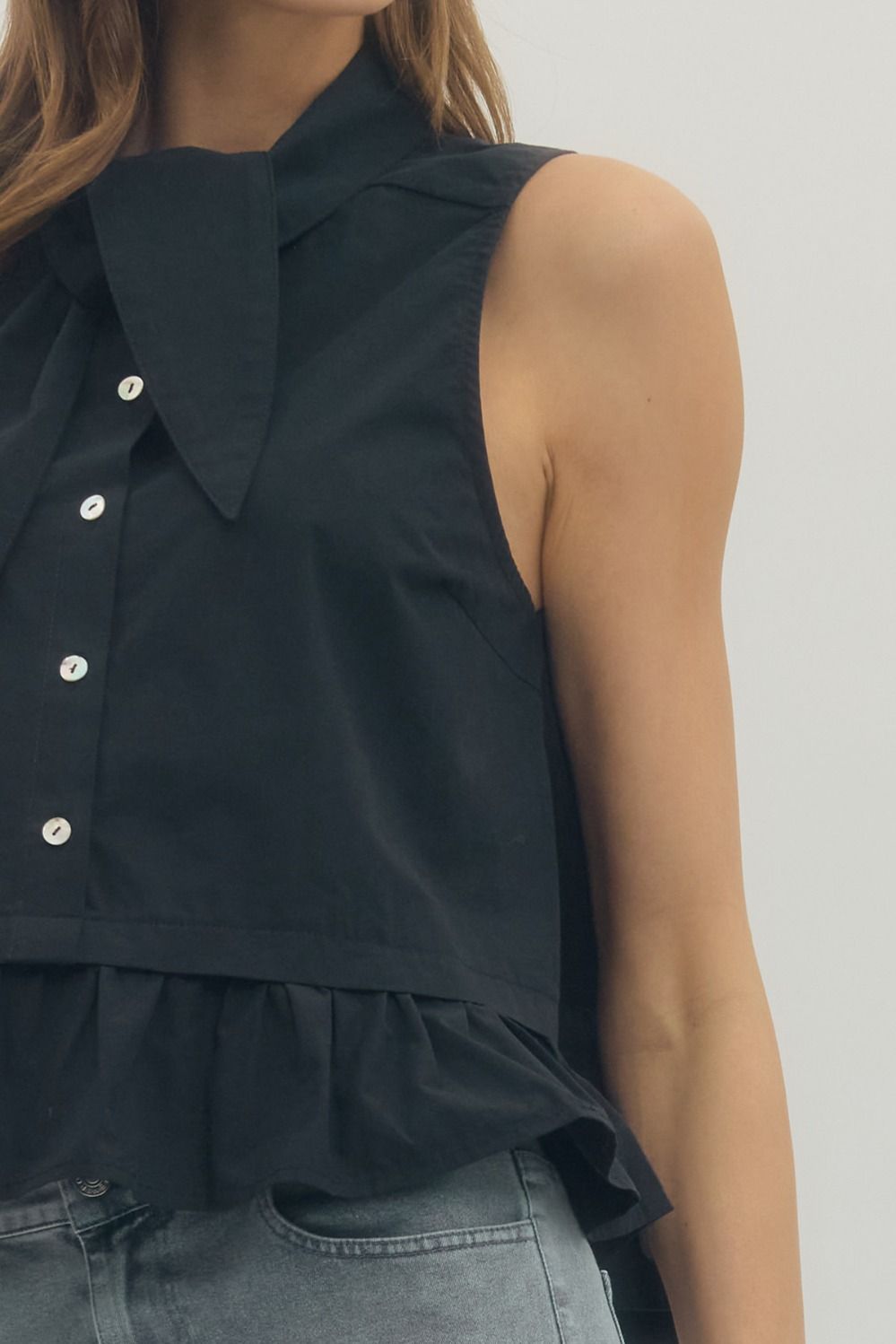 GEORGIE TOP - BLACK
