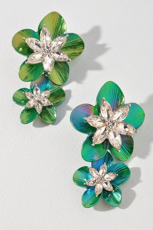HONOLULU EARRINGS - GREEN
