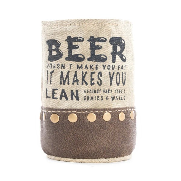 MAKES YOU LEAN BEER CAN HOLDER