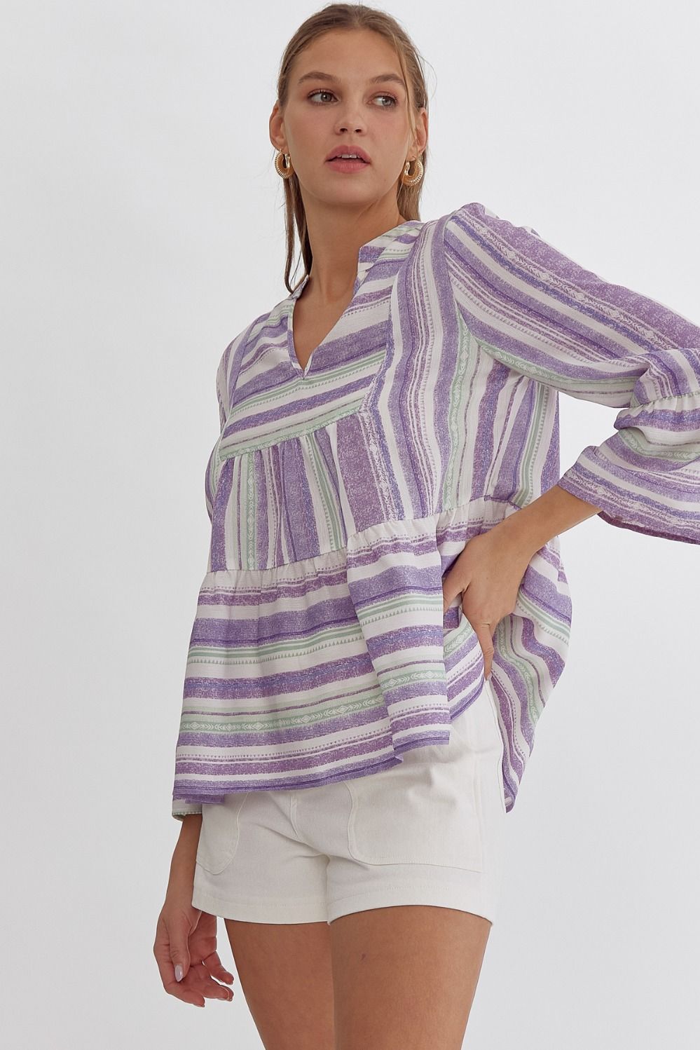 LIBBY TOP - LAVENDER