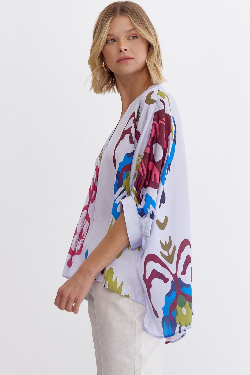 MITZI TOP - GRAY