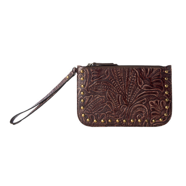 PETALWILD WESTERN WALLET - BROWN