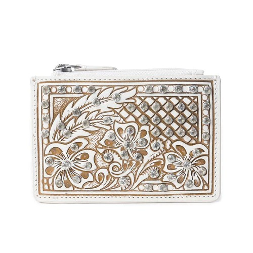 SPARKLING DESERT MOON CREDIT CARD HOLDER - CHOCOLATE WHITE