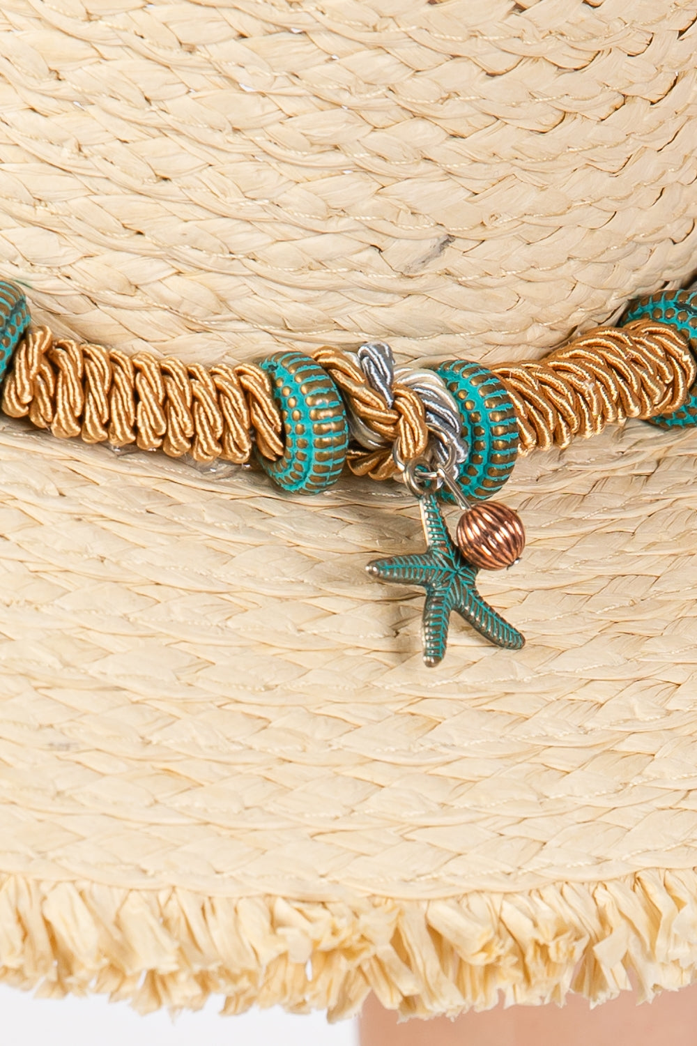 STARFISH STRAW HAT - BEIGE