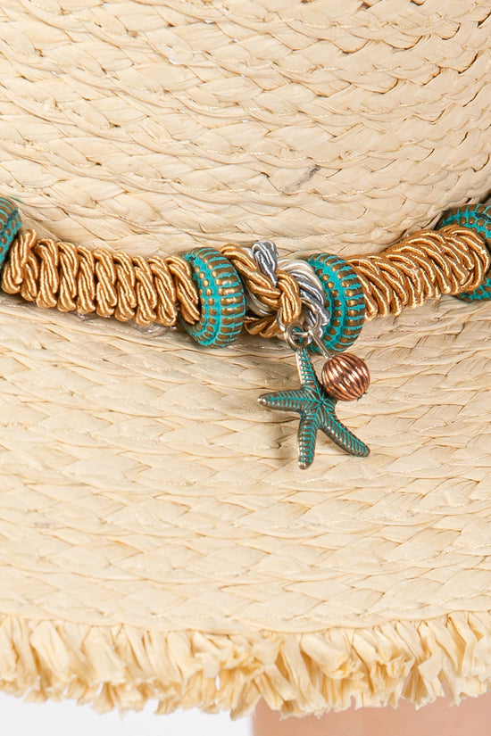 STARFISH STRAW HAT - BEIGE