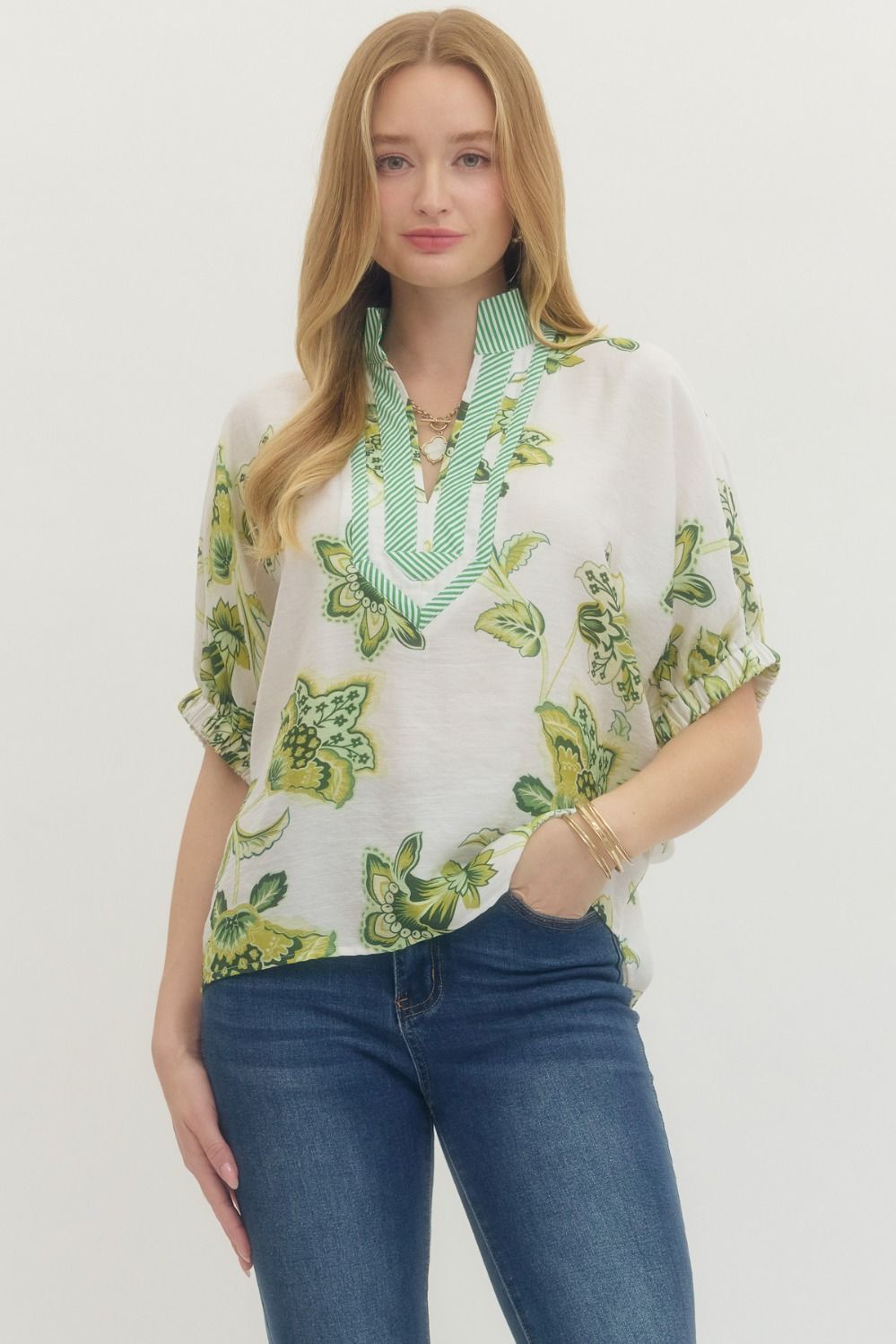 TALLIE TOP - GREEN