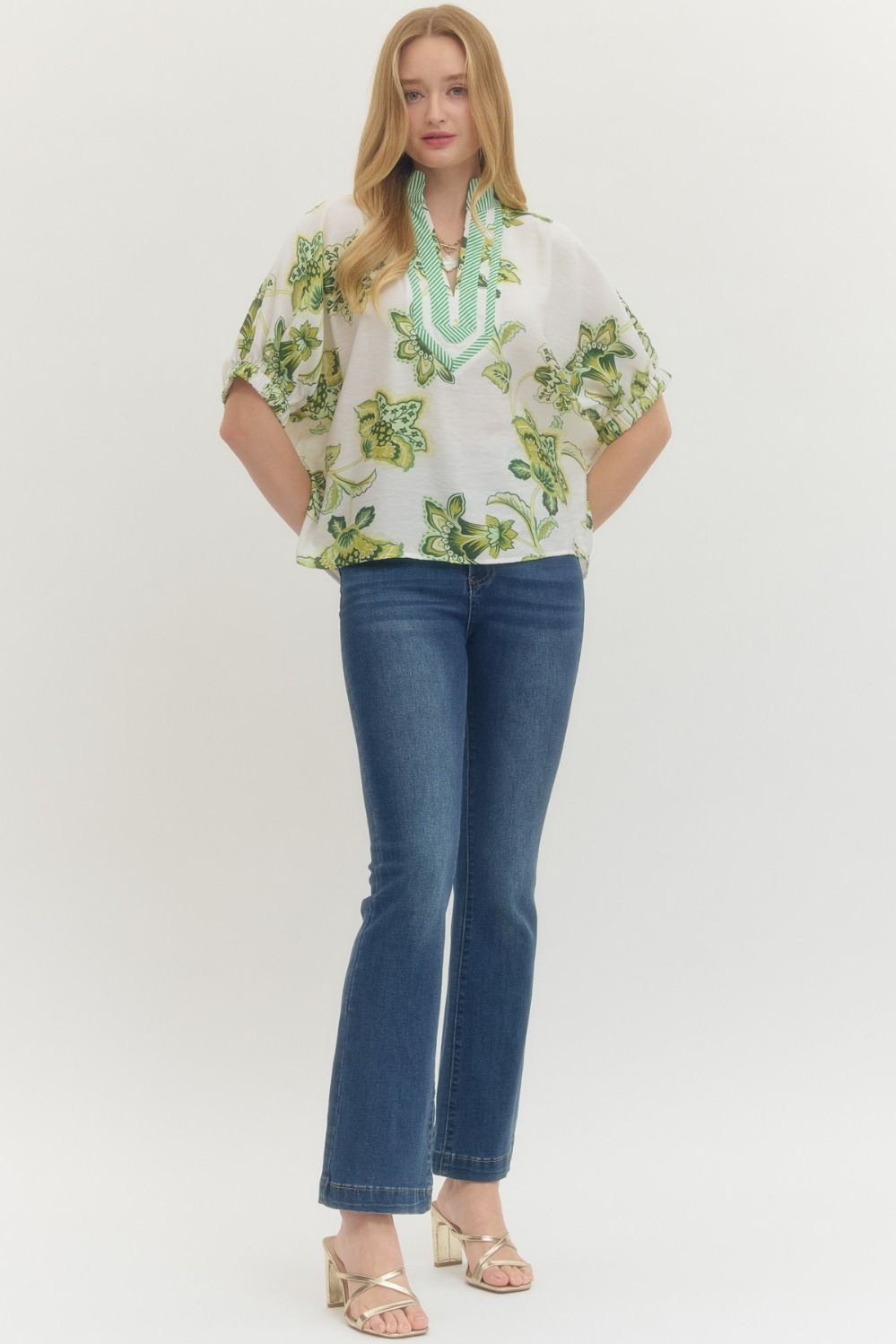 TALLIE TOP - GREEN