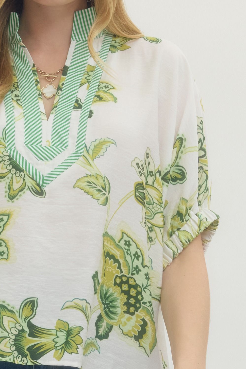 TALLIE TOP - GREEN