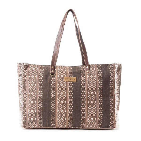 TRIBAL SPIRIT ADVENTURE WEEKENDER BAG - BROWN