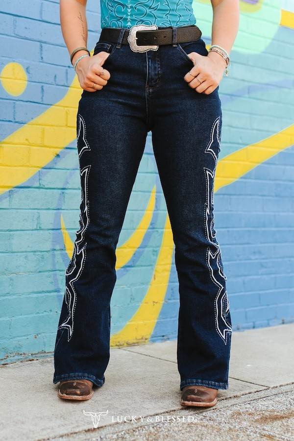 WHISTLE BRITCHES BOOT STITCH JEANS