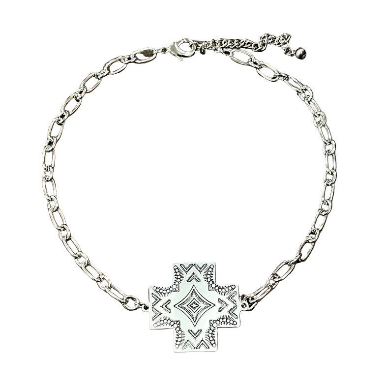 AZTEC CROSS NECKLACE