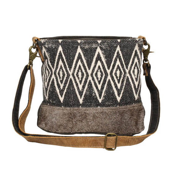 AZURE PRINTED SHOULDER BAG
