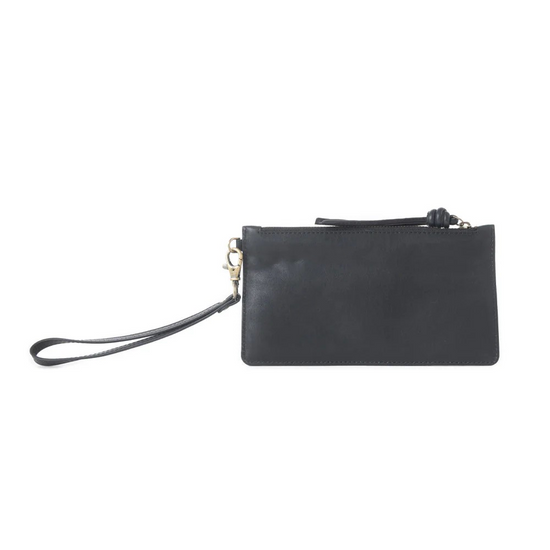 AZURE MESA LEATHER WALLET - BLACK
