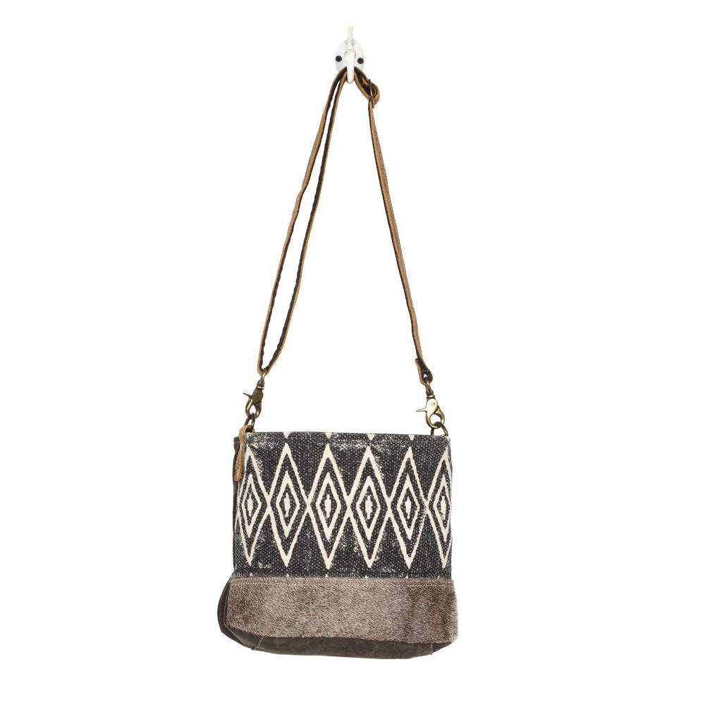 AZURE PRINTED SHOULDER BAG