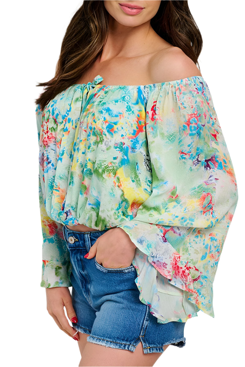 KILEE TOP - FLORAL MULTI