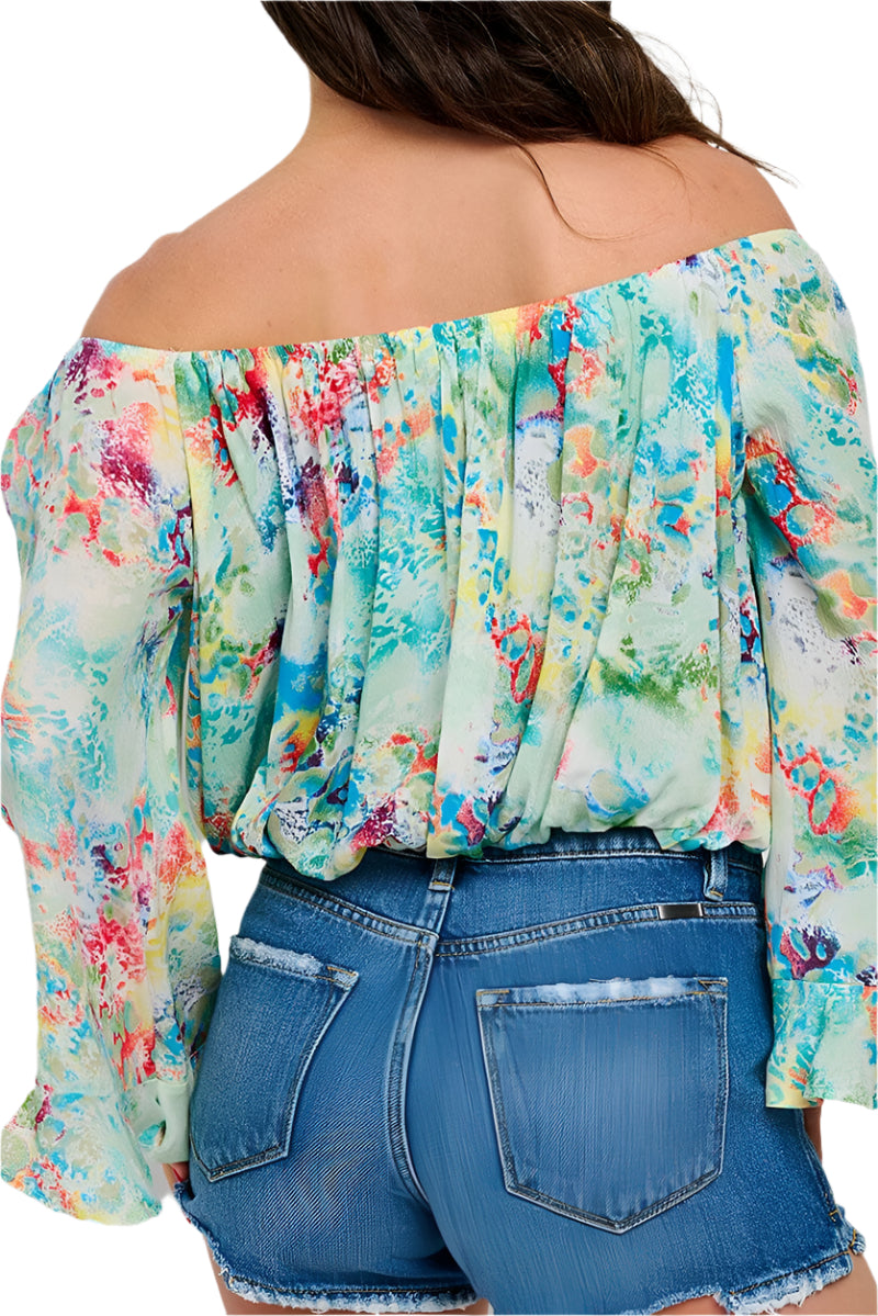 KILEE TOP - FLORAL MULTI