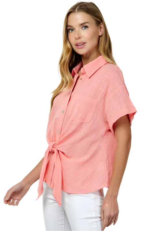 WHY KNOT ME TOP - BLUSH