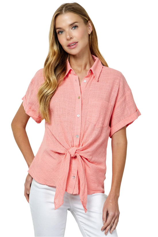 WHY KNOT ME TOP - BLUSH