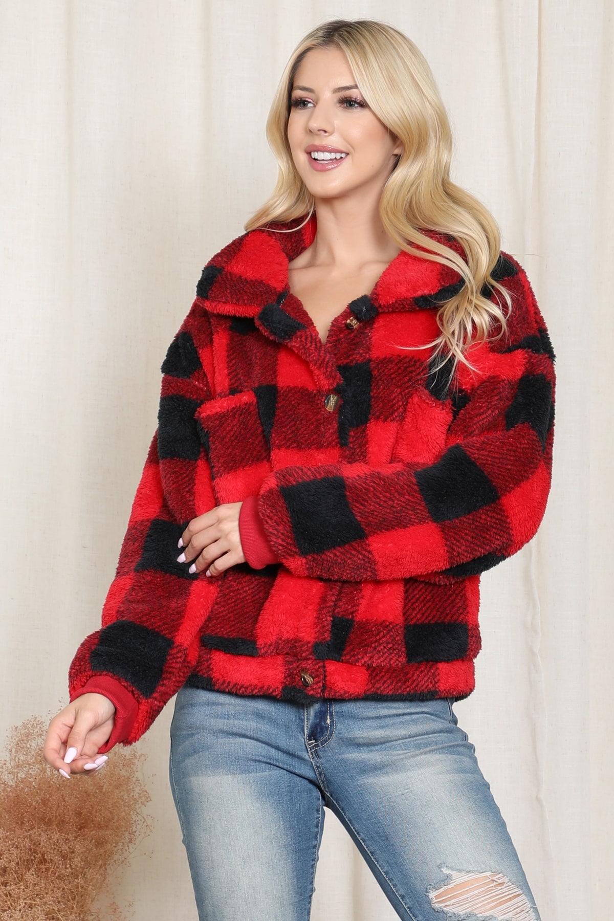WILD BUFFALO JACKET - RED