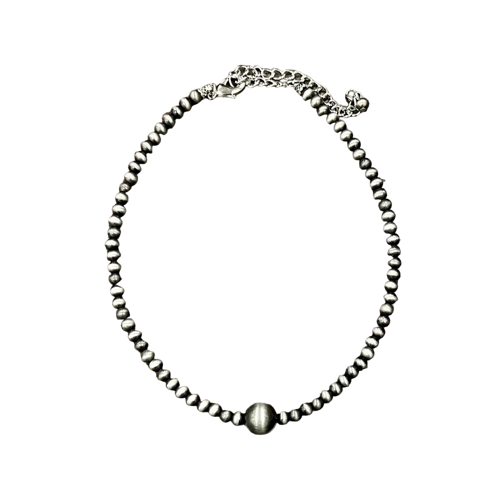 CENTER BEAD NAVAJO NECKLACE