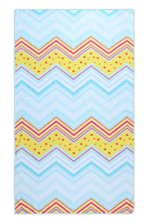 CHEVRON PATTERN BEACH TOWEL