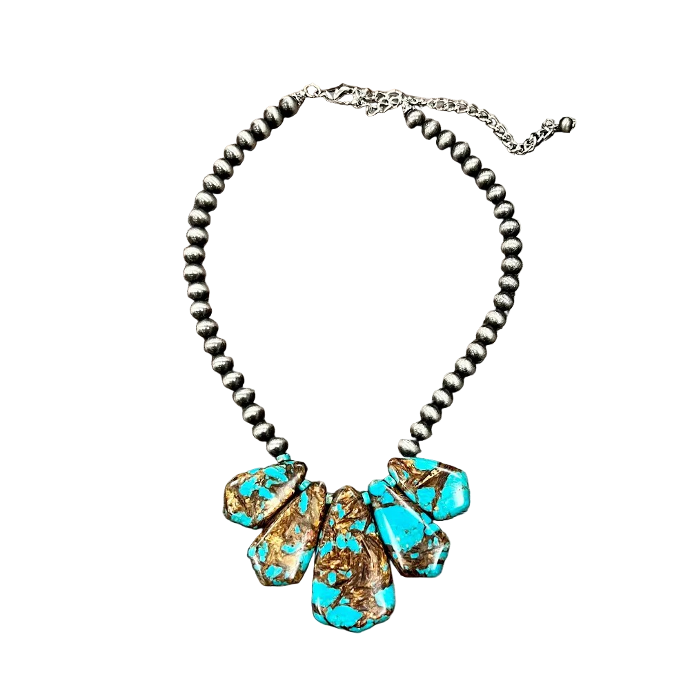 CHUNKY GEM NAVAJO NECKLACE