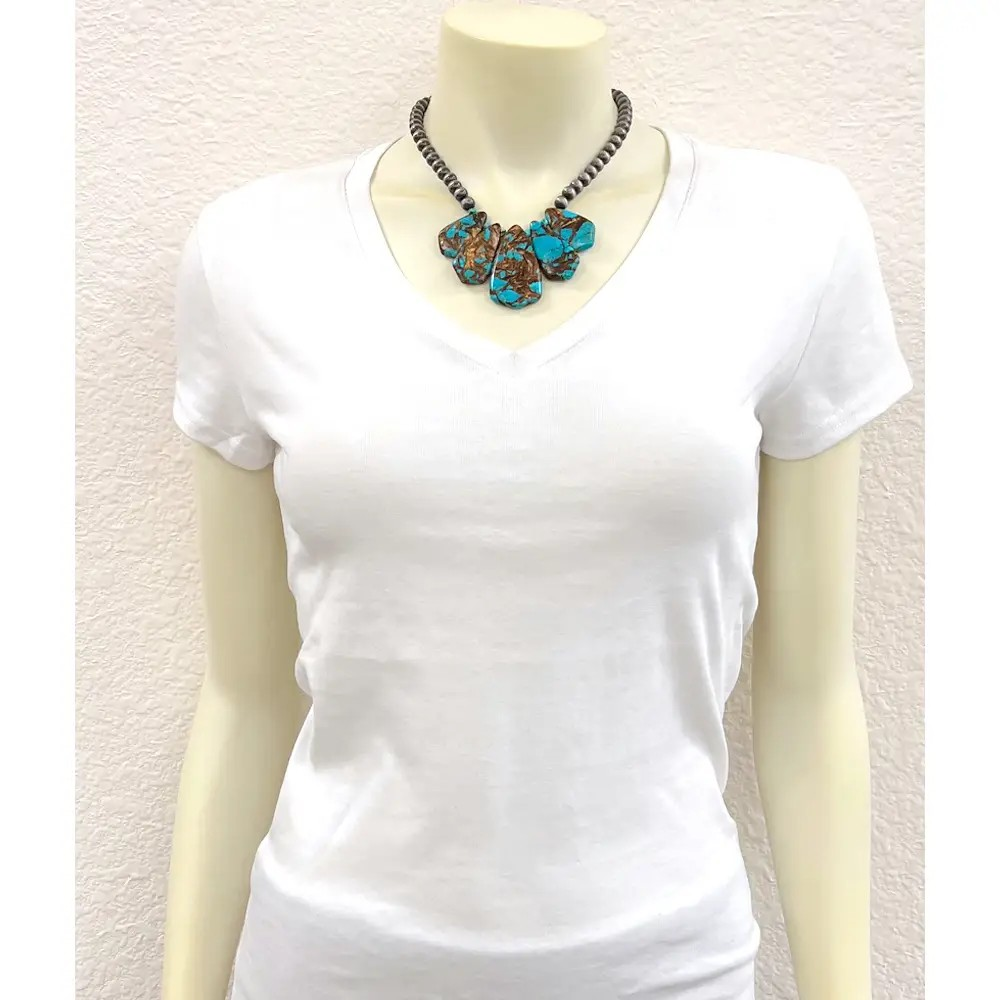 CHUNKY GEM NAVAJO NECKLACE