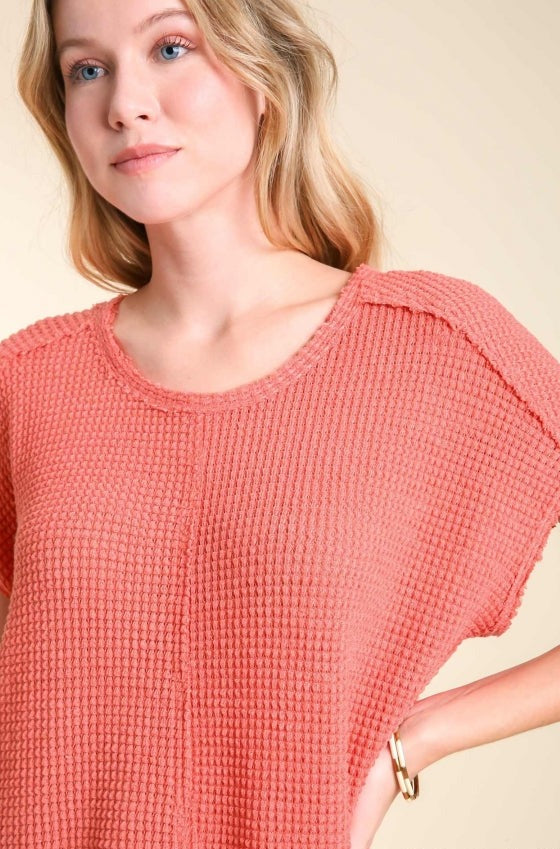 KRYSTAL TOP - CORAL PINK