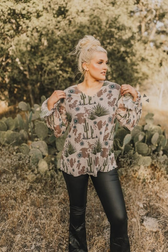 COWABUNGA CACTUS TOP