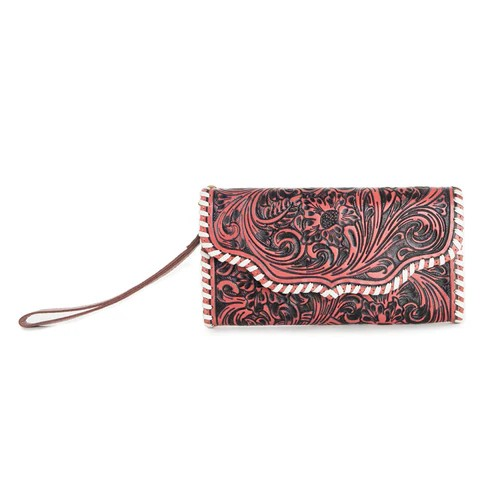 DESERT ROSES WALLET - CRIMSON PINK