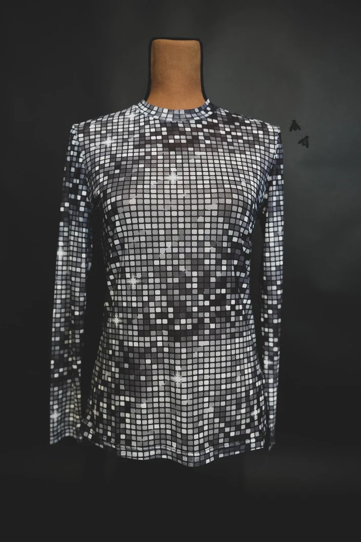 DOLLY DISCO MESH TOP