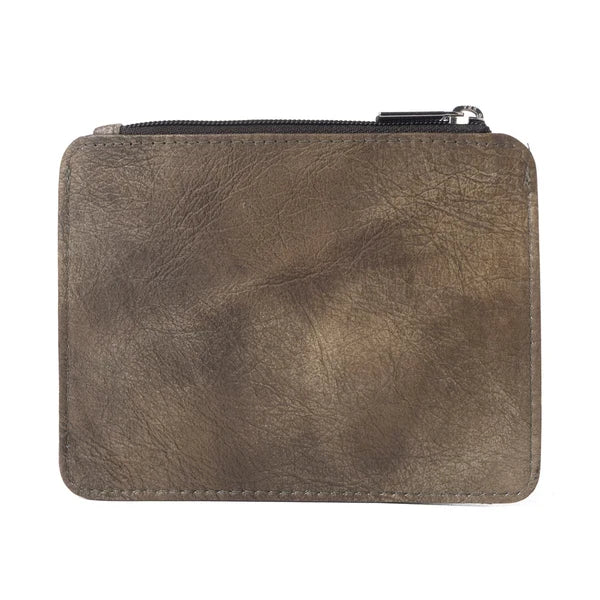 DRIFTWOOD COVER CREDIT CARD HOLDER - OLIVE BROWN
