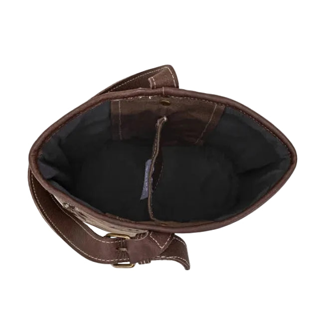 HAPPINESS CANVAS WINE HOLDER - OLIVE