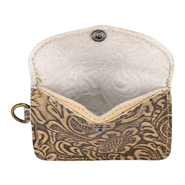JUNIPER MOON COIN PURSE - ONYX CREAM