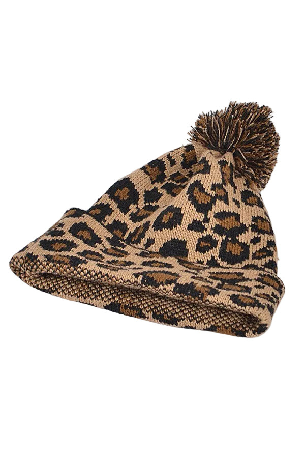 LEOPARD BEANIE