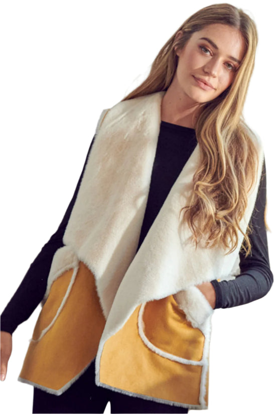 BELLADONNA VEST - MUSTARD