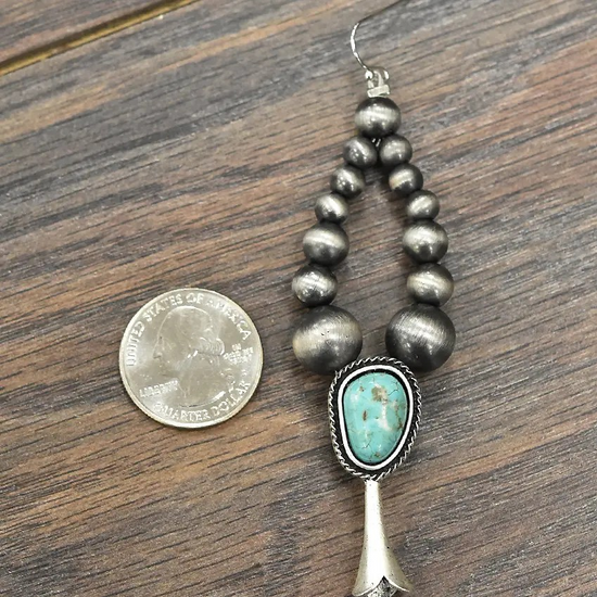 NAVAJO TURQ SQUASH EARRINGS