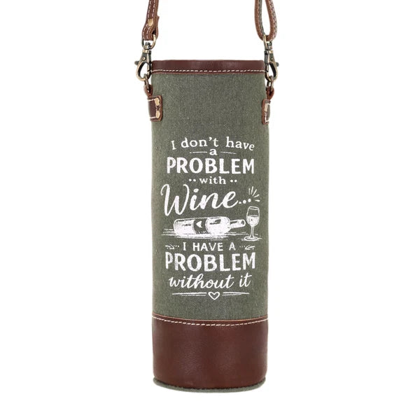 PROBLEM WITH WINE BOTTLE CARRIER - OLIVE