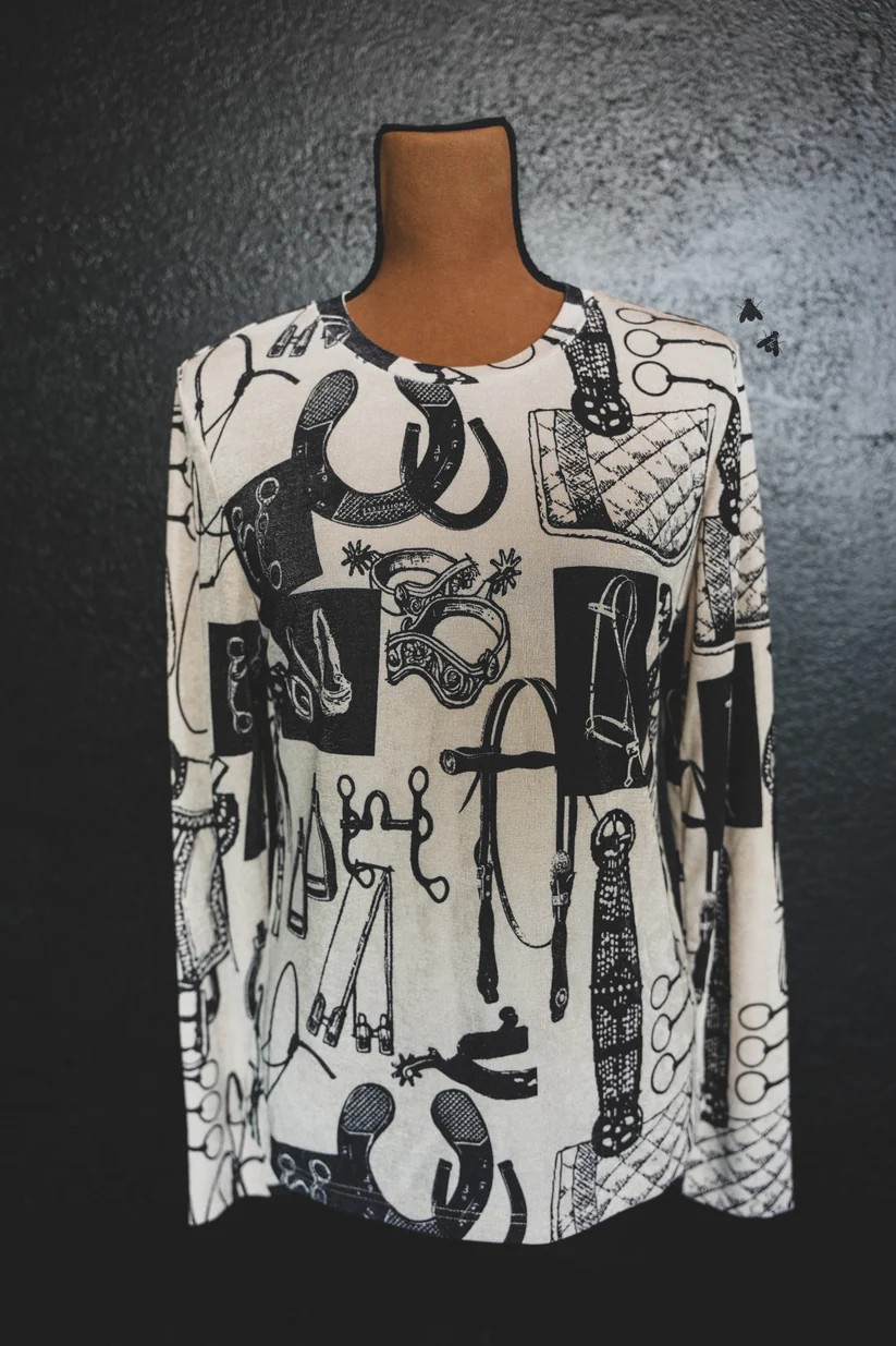 SADDLE UP ANYWAY LONG SLEEVE TOP