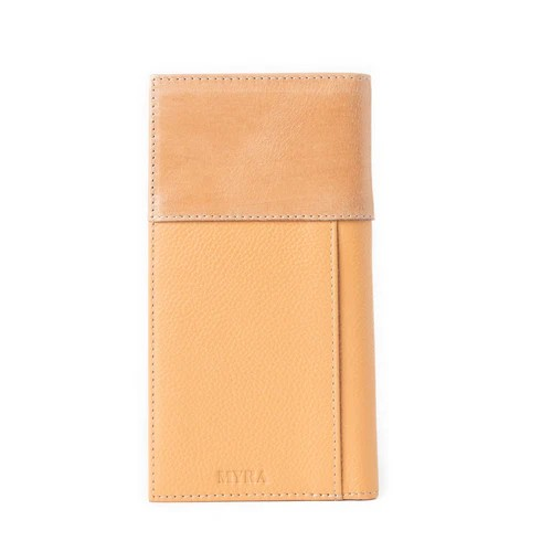 SILVERMARK HANDTOOLED MENS'S WALLET - GOLDEN TAN